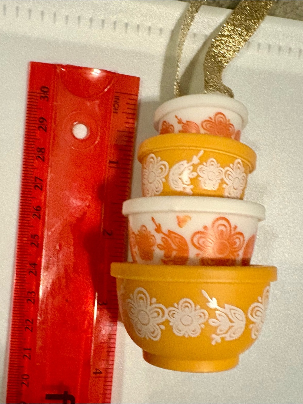 172- 3D mini Pyrex ornament
